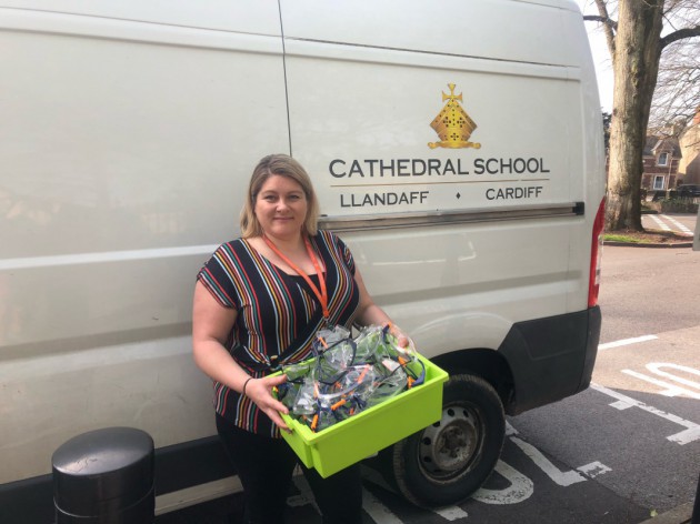 Science Department Donates PPE