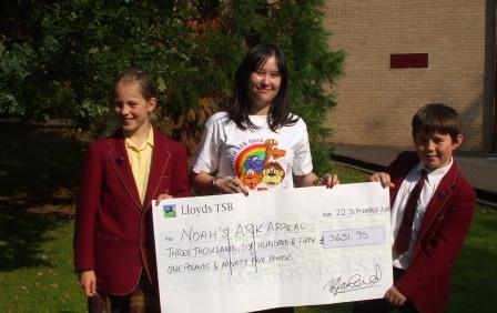 Â£3600 for Noah's Ark charity