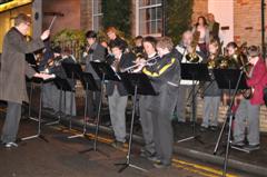 Cathedral School Brass light up Llandaff