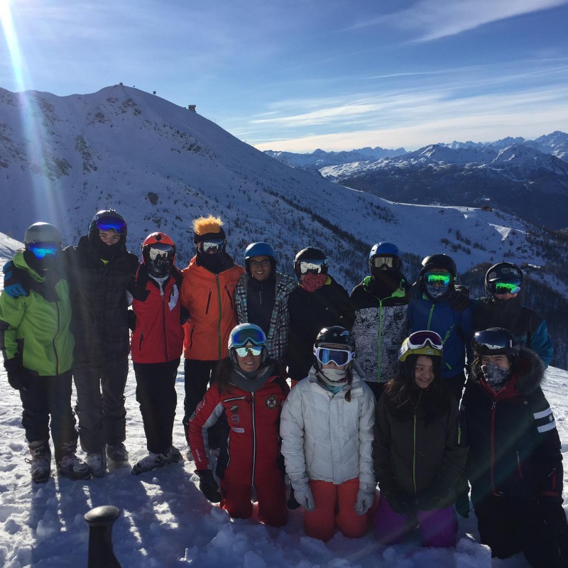 Hitting the slopes in Sestriere