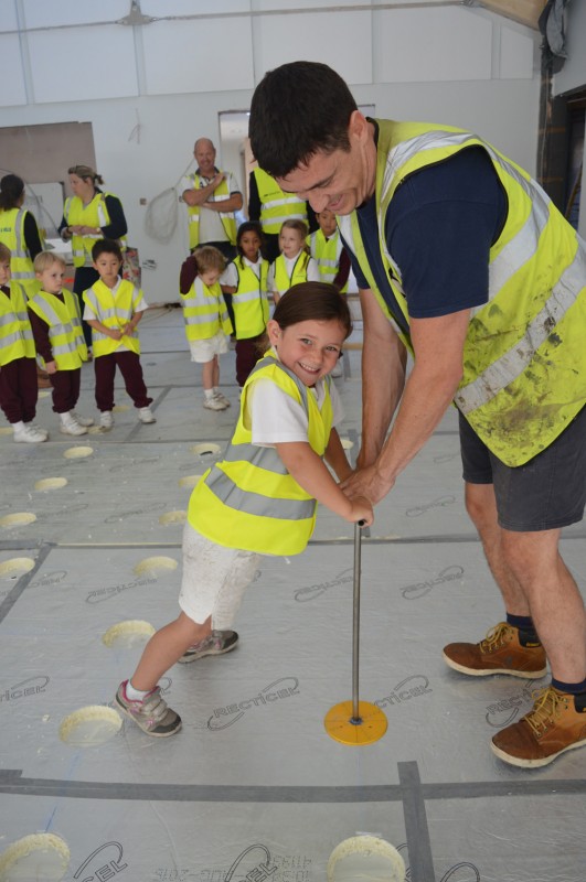 An exciting visit to the new Memorial Hall